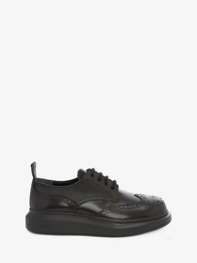 Mocasines Alexander McQueen Hybrid Lace-Up Hombre - Negros - Mexico 925-VHAUZM